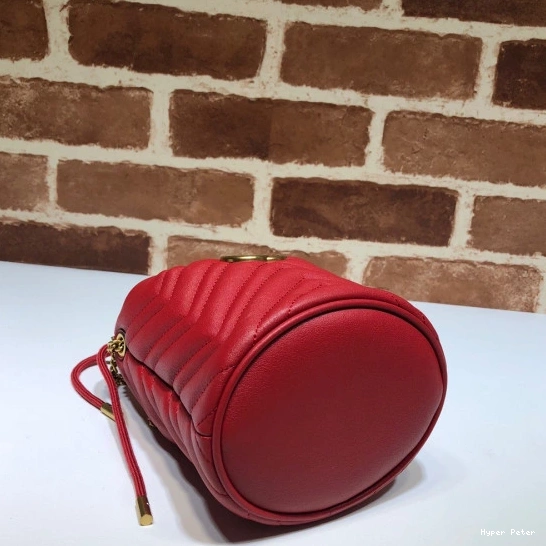 Hyperpeter mini GUCCI bag bucket GG Marmont 0711